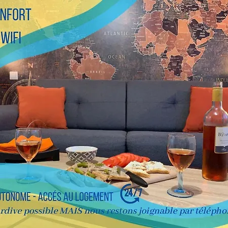 Superlogis Troyes - Little World - Studio Grand Confort - Netflix - Parking Saint-Julien-les-Villas