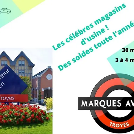 公寓 Superlogis Troyes - Little World - Studio Grand Confort - Netflix - Parking Saint-Julien-les-Villas