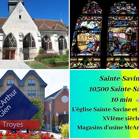 公寓 Superlogis Troyes - Little World - Studio Grand Confort - Netflix - Parking