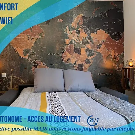 Superlogis Troyes - Little World - Studio Grand Confort - Netflix - Parking Saint-Julien-les-Villas